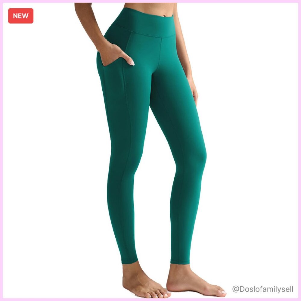 High Waist Yoga Pants With Pockets Buttery Soft Tummy Control Activewear